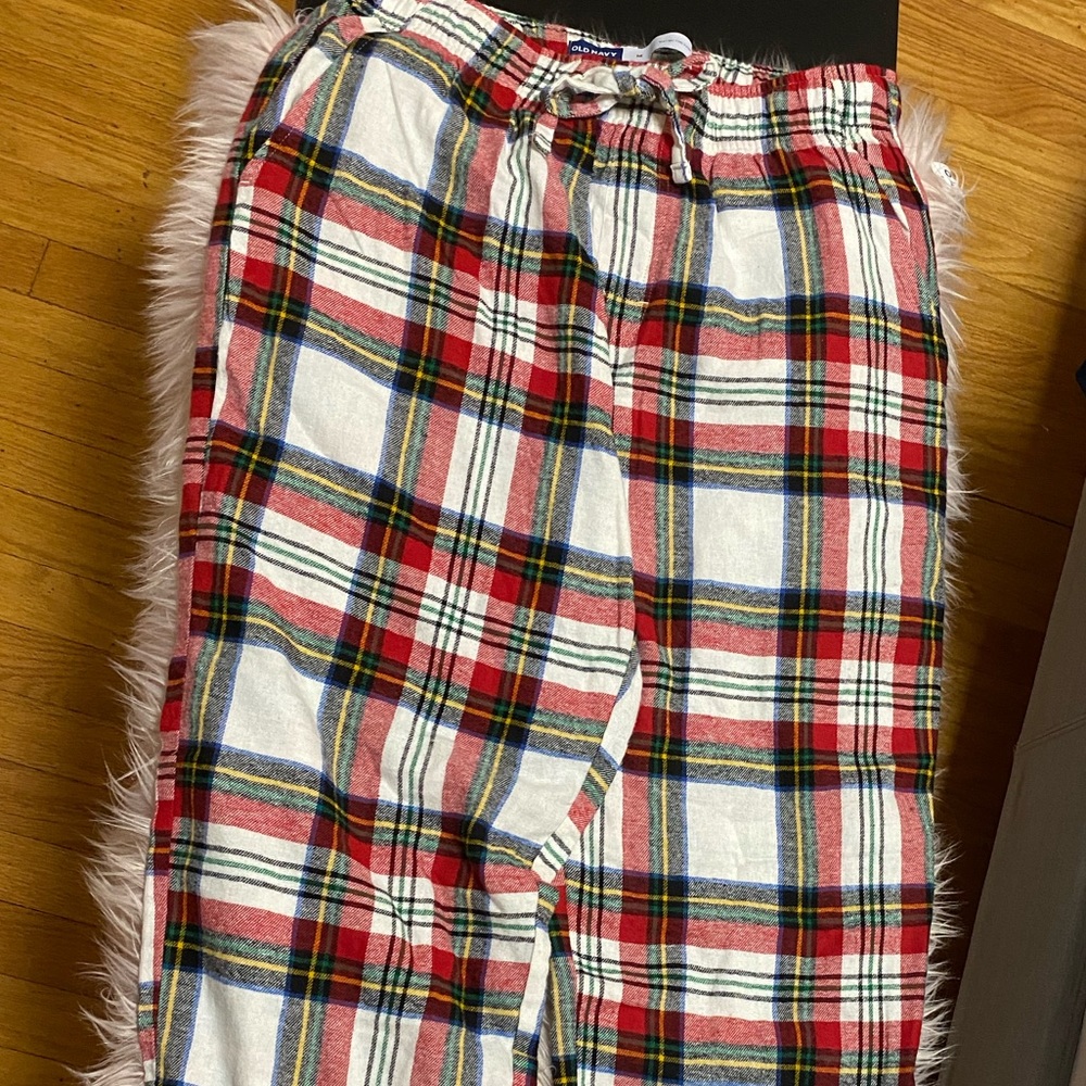 Men old navel flannel pj bottom